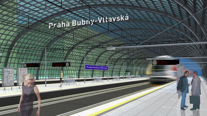 Vizualizace připravované trasy Praha - Kladno s připojením na letiště Vizualizace připravované trasy Praha - Kladno s připojením na letiště
