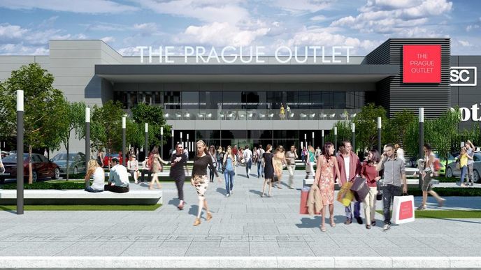 Vizualizace projektu The Prague Outlet