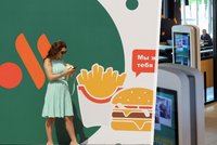 Rusové otevřeli místo McDonald's vlastní řetězec: Vkusno & točka kopíruje burgery i prostředí