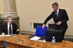 Andrej Babiš na Úřadu vlády s ministrem životního prostředí Richardem Brabcem