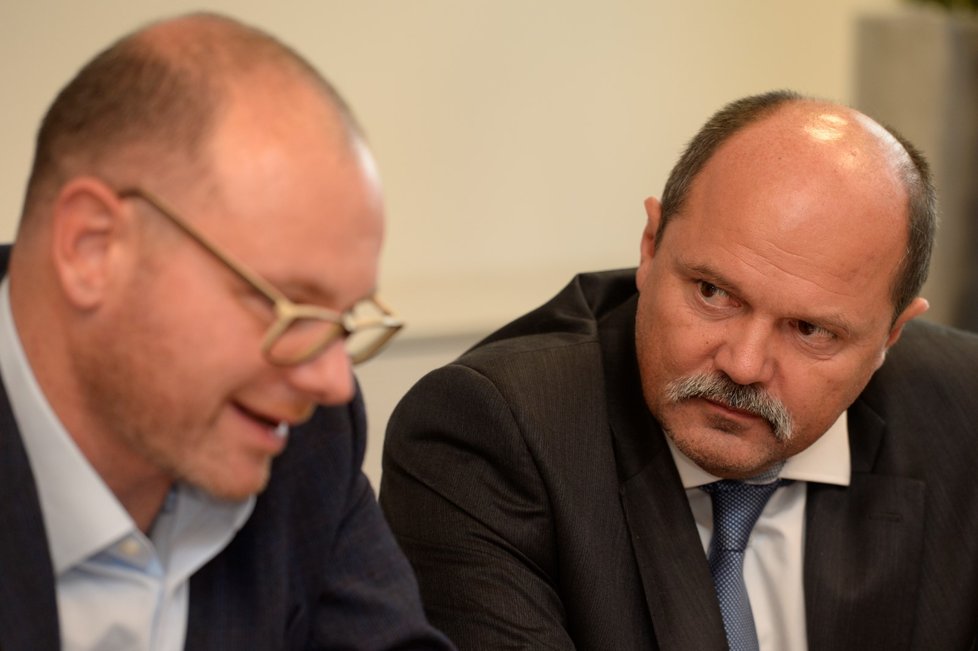 Jiří Milek (vpravo) by se měl stát ministrem zemědělství.