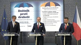 Fiala vytáhl deštník proti drahotě. Lidé mají zjistit, kdy a jak žádat o pomoc při zdražování