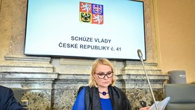 Jednání vlády: Ministryně obrany Jana Černochová (19.10.2022)