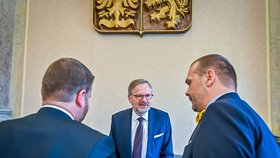 Jednání vlády: Premiér Petr Fiala (ODS; 12. 10. 2022)