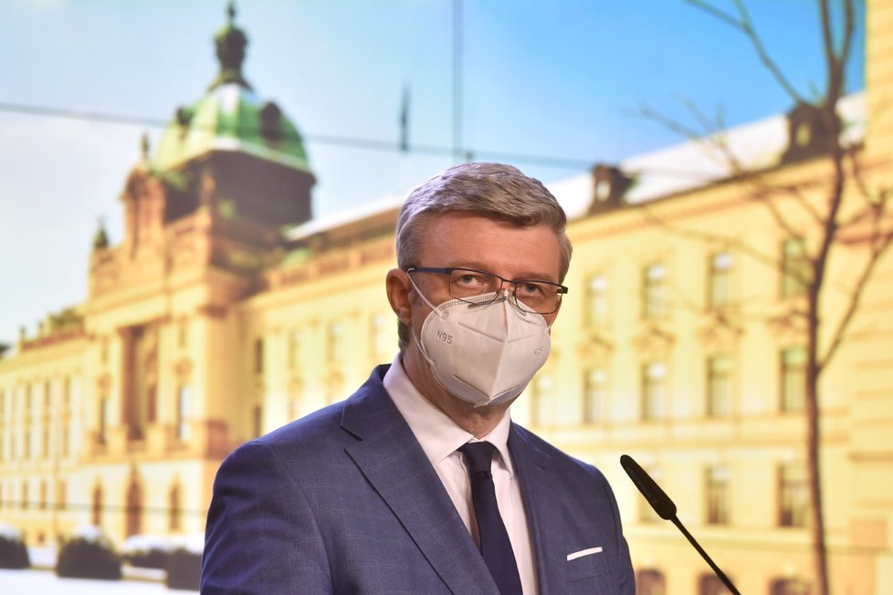 Vicepremiér Karel Havlíček po mimořádném jednání vlády (28. 1. 2021)