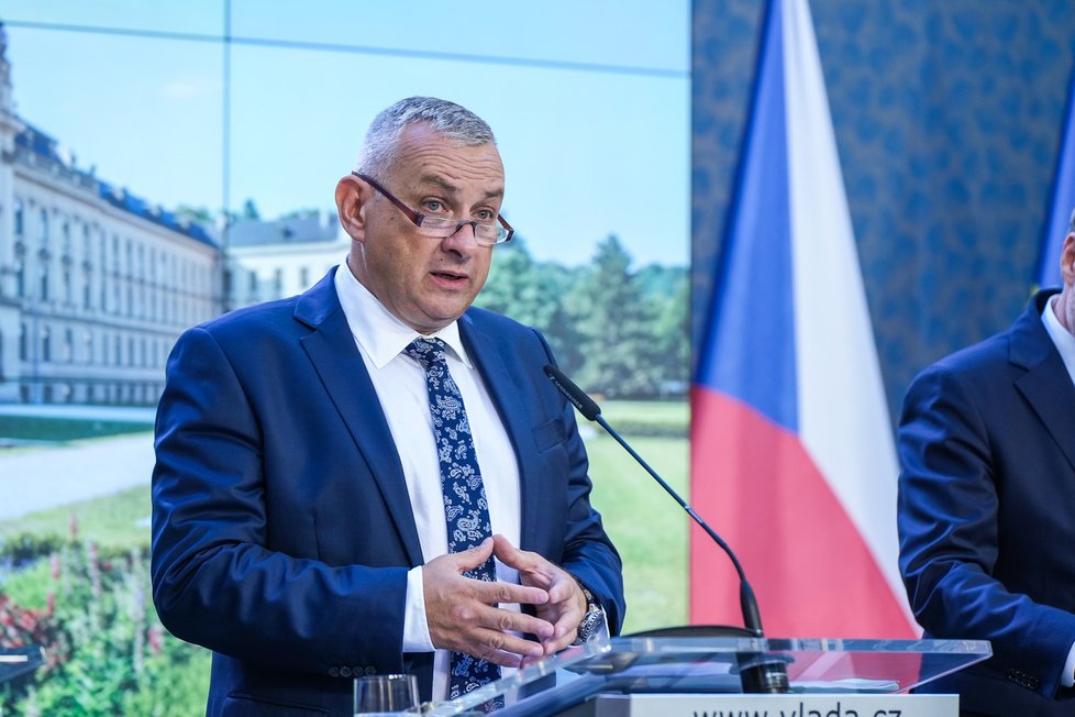 Jednání vlády: Ministr průmyslu a obchodu Jozef Síkela (STAN) (23.8.2023)
