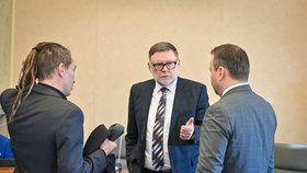 Jednání vlády: Ministři Ivan Bartoš (Piráti), Zbyněk Stanjura (ODS) a Marian Jurečka (KDU-ČSL) (15.3.2023)