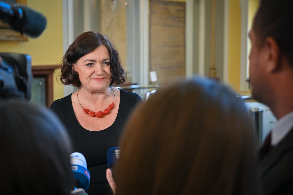 Jednání vlády: Ministryně pro vědu a výzkum Helena Lagšádlová (TOP09) (15.3.2023)