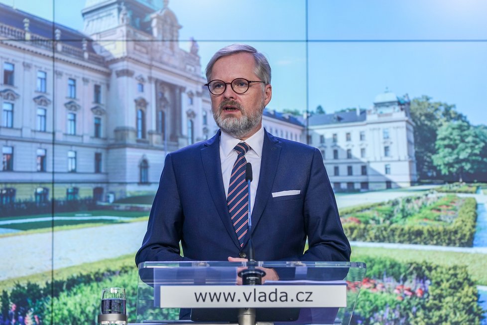 Jednání vlády: Premiér Petr Fiala (ODS) (2.11.2022)