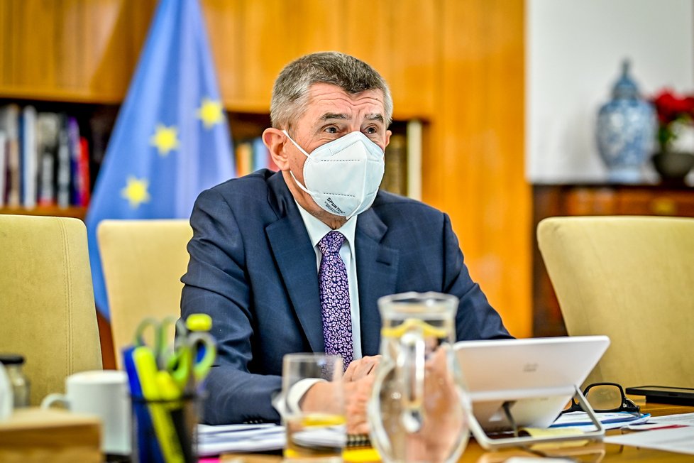 První jednání vlády v roce 2021: Andrej Babiš (ANO) (4. 1. 2021)