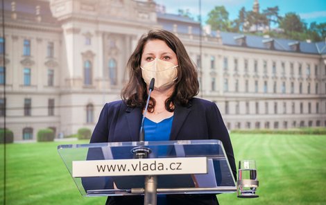 Tiskovka po jednání vlády: Ministryně práce a sociálních věcí Jana Maláčová