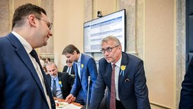Jednání vlády: Ministr pro evropské záležitosti Martin Dvořák s ministrem zahraničí Lipavským (10.5.2023)