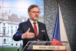 Jednání vlády: Petr Fiala na tiskovce (27.4.2022)