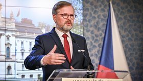 Jednání vlády: Petr Fiala na tiskovce (27.4.2022)