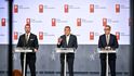 Jednání vlády: Červený, Babiš a Juchelka na tiskovce (7.9.2026) Jednání vlády: Červený, Babiš a Juchelka na tiskovce (7.9.2026)