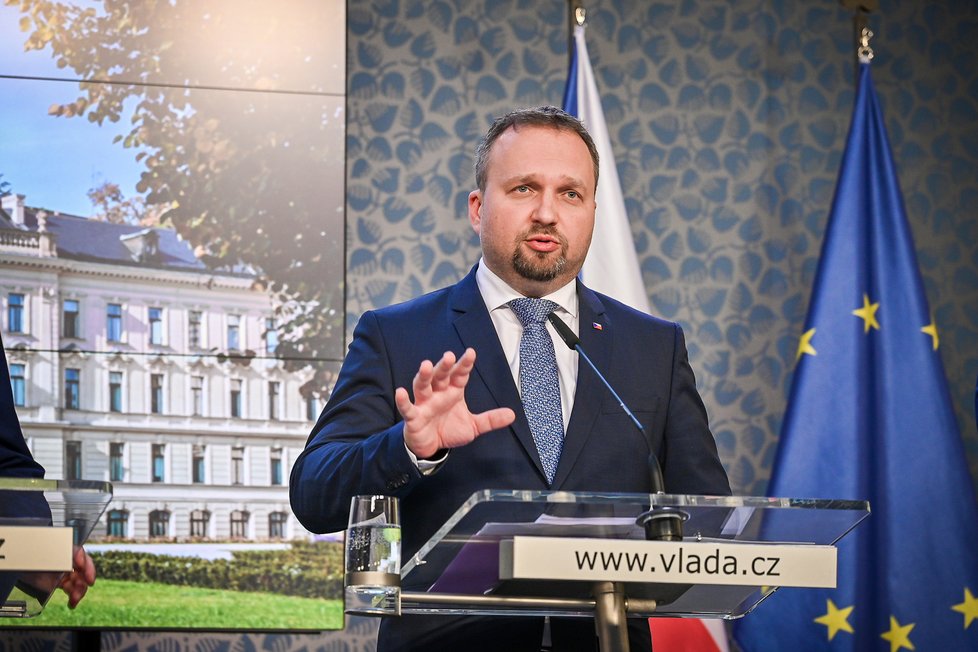 O bodech jednání promluvil i Marian Jurečka, 9. listopadu 2022.
