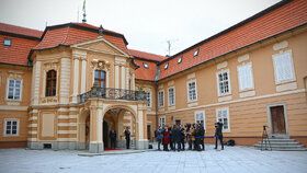 Výjezdní zasedání vlády na zámku Štiřín (20.4.2022)