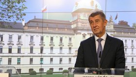 Andrej Babiš po jednání vlády