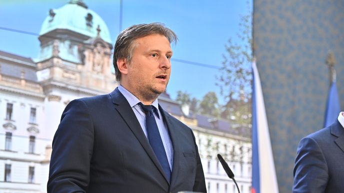 Ministr spravedlnosti za ANO Jan Kněžínek po jednání vlády