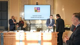 Jednání vlády: Kabinet premiéra Petra Fialy poprvé v novém roce (4.1.2023)