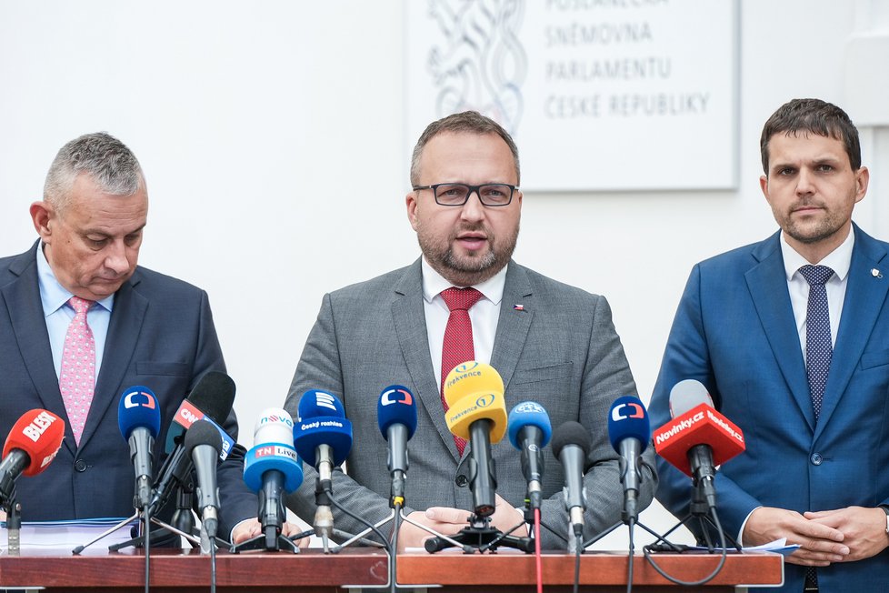 Marian Jurečka shrnul závěry jednání kabinetu, 18. října 2023.