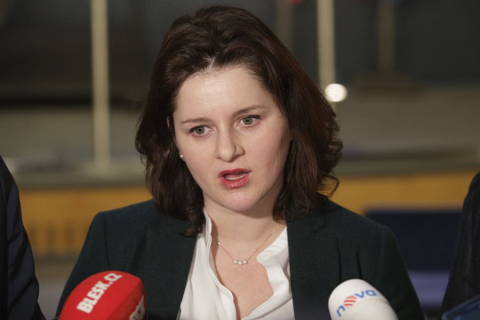 Jana Maláčová po koaliční radě (1.4.2019)