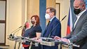 Vládní tiskovka: Ministři Schillerová, Arenberger a Plaga  (26.4.2021)