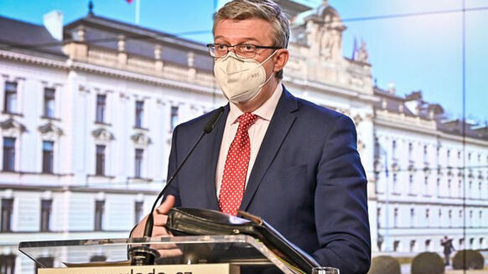 Tisková konference po jednání vlády (18. 3. 2021): Karel Havlíček (za ANO)