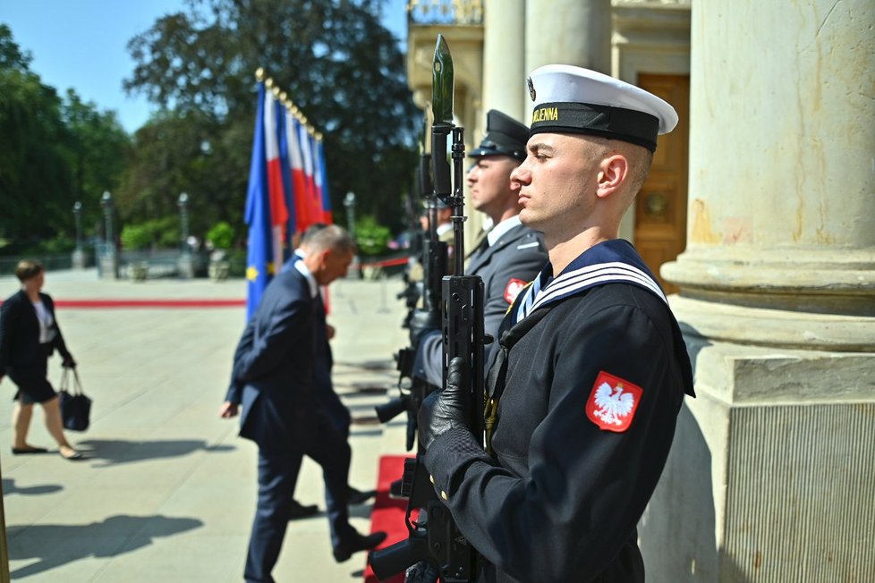 Andrej Babiš (ANO) s polským premiérem Morawieckim