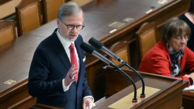 Jednání poslaneské sněmovn o vyslovení nedůvěry vládě: Premiér Petr Fiala (17.10.2023)