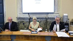 Jednání vlády: Robert Plaga (ANO), Zuzana Mrázová (ANO) a Lubomír Metnar (ANO) (29.6.2026)