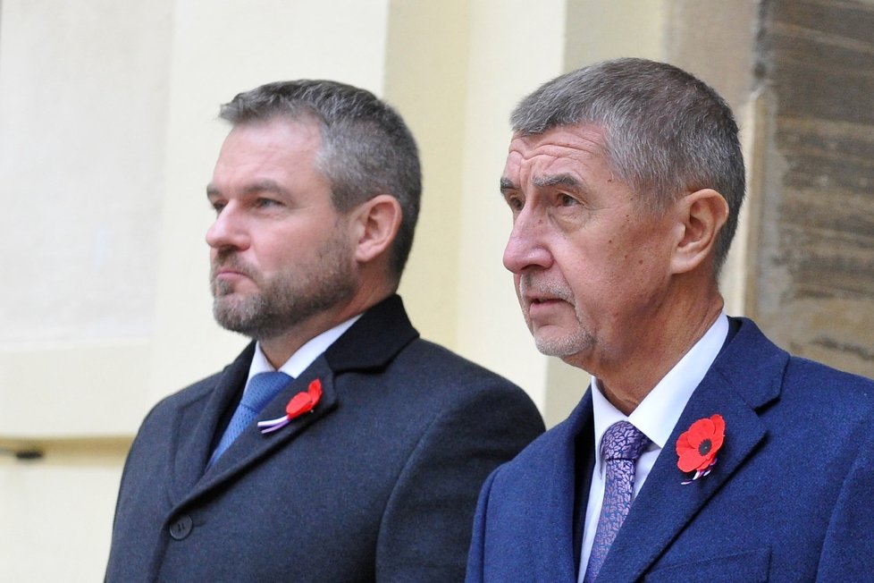 Premiéři Andrej Babiš a Peter Pellegrini ve Valticích