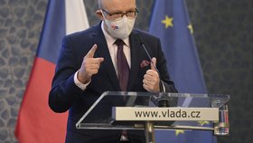 Tisková konference po jednání vlády: Ministr zdravotnictví Vlastimil Válek (TOP 09) (22.12.2021)