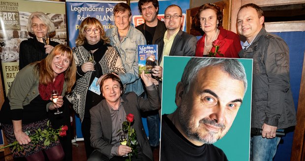 Zemřel dřív, než byly vytisknuty! Proto místo Vladimíra Čecha (†61) jeho toulky po Čechách, které vyšly poprvé knižně, pokřtili pozůstalí, matka Heda Čechová (86), manželka Milada (51) a děti Petra (33), Sára (20) a Matěj (11).