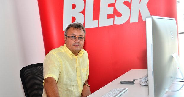 Vladimír Dlouhý na chatu v redakci Blesk.cz