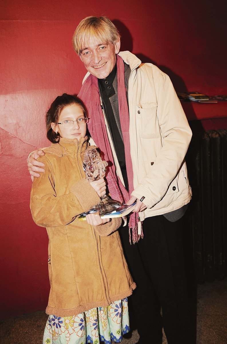 Jediná fotografie, na níž herec zapózoval s dcerou, vznikla na předávání cen Český lev.