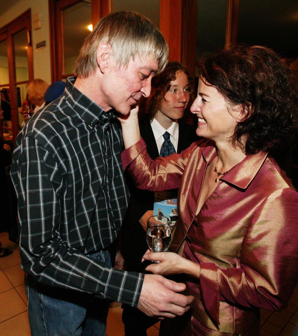 Vladimír Dlouhý s Petrou Jungmannovou