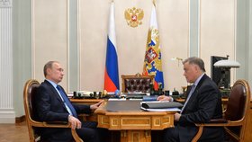 Jakunin na jednání s ruským prezidentem Putinem