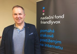 Vladimír Jareš vyvinul program FriendlyVox, který zpřístupňuje internet nevidomým a silně zrakově postiženým.