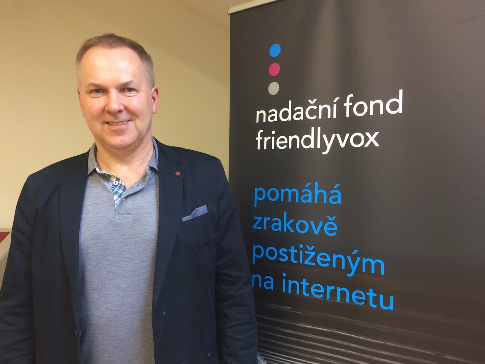 Vladimír Jareš vyvinul program FriendlyVox, který zpřístupňuje internet nevidomým a silně zrakově postiženým.