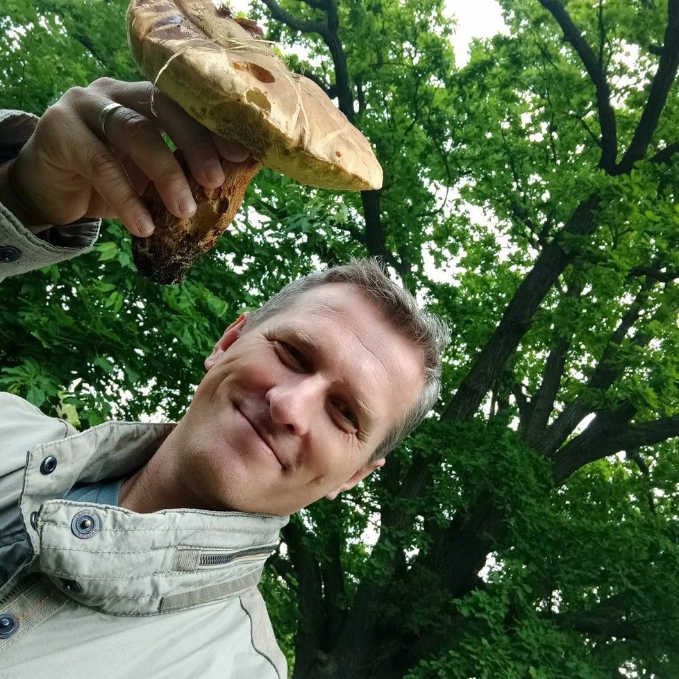 Vladimír Kořen je nadšený houbař