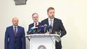 Vladimír Posolda na tiskové konferenci ÚZSI s premiérem Fialou a ministrem Rakušanem (březen 2023). Vladimír Posolda na tiskové konferenci ÚZSI s premiérem Fialou a ministrem Rakušanem (březen 2023).