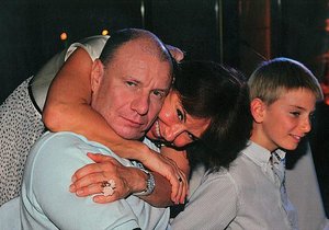 Ruský oligarcha Vladimir Potanin s bývalou manželkou Nataljou