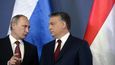 Vladimir Putin a Viktor Orbán