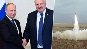 Ruský prezident Vladimir Putin s běloruským prezidentem Alexandrem Lukašenkem hovořili o raketách ISKANDER (25.6.2022)