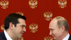 Tsipras a Putin tváří v tvář