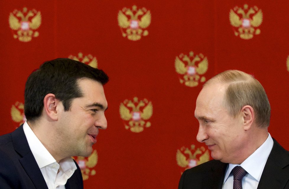 Tsipras a Putin tváří v tvář