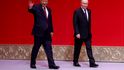 Vladimir Putin během své návštěvy Číny: S protějškem Si Ťin-pchingem (květen 2025) Vladimir Putin během své návštěvy Číny: S protějškem Si Ťin-pchingem (květen 2025)