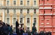 Ruský prezident Vladimir Putin během přehlídky na Rudém náměstí Ruský prezident Vladimir Putin během přehlídky na Rudém náměstí