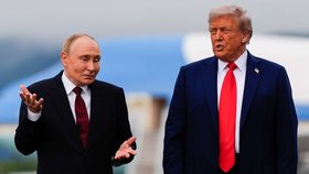 Vladimir Putin a Donald Trump